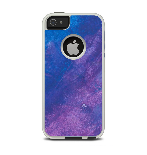 The Blue & Purple Pastel Apple iPhone 5-5s Otterbox Commuter Case Skin Set
