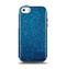 The Blue Sparkly Glitter Ultra Metallic Apple iPhone 5c Otterbox Symmetry Case Skin Set