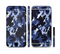 The Blue Vector Camo Sectioned Skin Series for the Apple iPhone 6 Plus