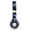 The Blue Vector Camo Skin for the Beats by Dre Solo 2 Headphones