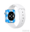 The Blue Vector Sailboats Full-Body Skin Kit for the Apple Watch