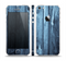 The Blue Washed WoodGrain Skin Set for the Apple iPhone 5