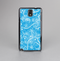 The Blue & White Abstract Swirly Pattern Skin-Sert Case for the Samsung Galaxy Note 3