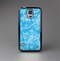The Blue & White Abstract Swirly Pattern Skin-Sert Case for the Samsung Galaxy S5