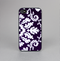 The Blue & White Delicate Pattern Skin-Sert Case for the Apple iPhone 4-4s
