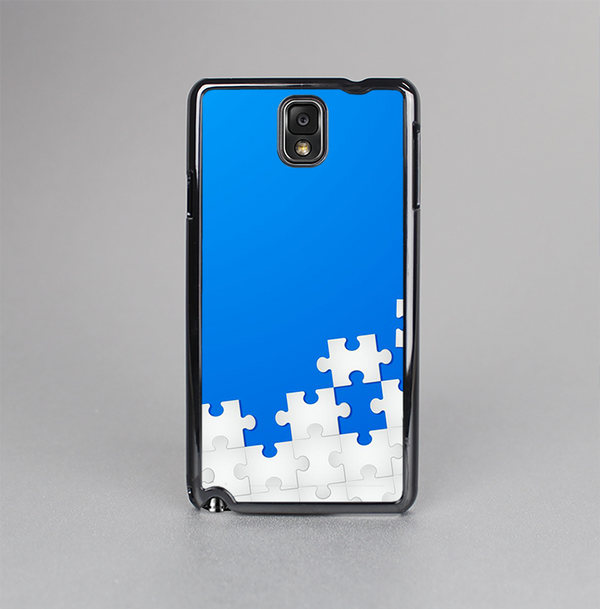 The Blue & White Scattered Puzzle Skin-Sert Case for the Samsung Galaxy Note 3