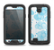 The Blue & White Seamless Ball Illustration Samsung Galaxy S4 LifeProof Nuud Case Skin Set