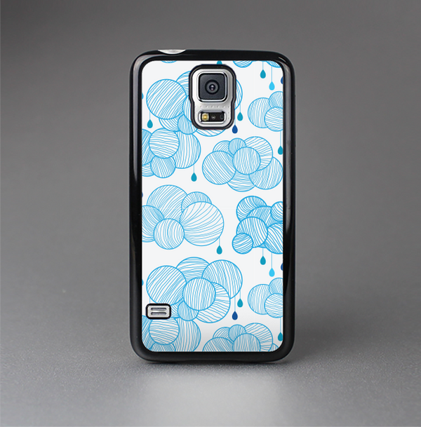 The Blue & White Seamless Ball Illustration Skin-Sert Case for the Samsung Galaxy S5