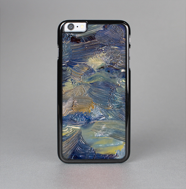 The Blue & Yellow Abstract Oil Painting Skin-Sert Case for the Apple iPhone 6