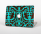The Blue and Brown Elegant Lace Pattern Skin for the Apple MacBook Pro Retina 15"