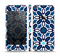 The Blue and White Mosaic Mirrored Pattern Skin Set for the Apple iPhone 5