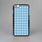 The Blue and White Woven Plaid Pattern Skin-Sert for the Apple iPhone 6 Plus Skin-Sert Case