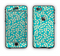 The Blue and Yellow Floral Pattern V43 Apple iPhone 6 Plus LifeProof Nuud Case Skin Set