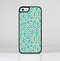 The Blue and Yellow Floral Pattern V43 Skin-Sert for the Apple iPhone 5c Skin-Sert Case