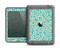 The Blue and Yellow Floral Pattern V43 Apple iPad Air LifeProof Nuud Case Skin Set