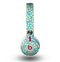 The Blue and Yellow Floral Pattern V43 Skin for the Beats by Dre Mixr Headphones