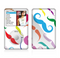 The Bold Colorful Mustache Pattern Skin For The Apple iPod Classic