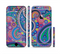 The Bold Colorful Paisley Pattern Sectioned Skin Series for the Apple iPhone 6