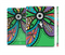 The Bold Paisley Flower Skin Set for the Apple iPad Mini 4