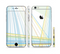 The Bright Blue and Yellow Lines Sectioned Skin Series for the Apple iPhone 6s Plus