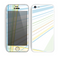 The Bright Blue and Yellow Lines Skin for the Apple iPhone 5c