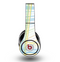 The Bright Blue and Yellow Lines Skin for the Original Beats by Dre Studio Headphones