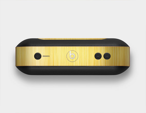 The Bright Brushed Gold Surface Skin Set for the Beats Pill Plus