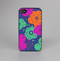 The Bright Colored Cartoon Flowers Skin-Sert for the Apple iPhone 4-4s Skin-Sert Case