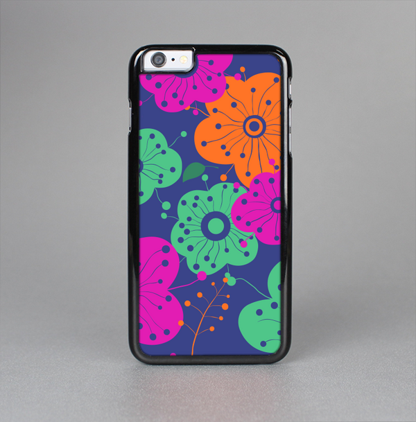 The Bright Colored Cartoon Flowers Skin-Sert for the Apple iPhone 6 Skin-Sert Case