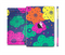 The Bright Colored Cartoon Flowers Skin Set for the Apple iPad Mini 4