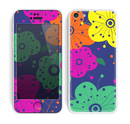 The Bright Colored Cartoon Flowers Skin for the Apple iPhone 5c