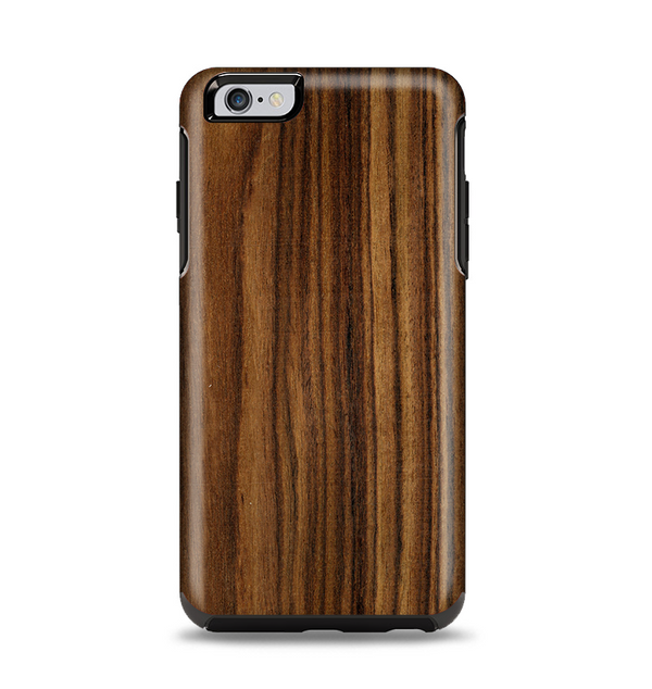 The Bright Ebony Woodgrain Apple iPhone 6 Plus Otterbox Symmetry Case Skin Set