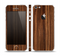 The Bright Ebony Woodgrain Skin Set for the Apple iPhone 5