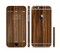The Bright Ebony Woodgrain Sectioned Skin Series for the Apple iPhone 6