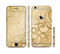 The Bright Gold Spiral Wood Pattern Sectioned Skin Series for the Apple iPhone 6