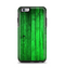 The Bright Green Highlighted Wood Apple iPhone 6 Plus Otterbox Symmetry Case Skin Set