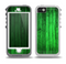 The Bright Green Highlighted Wood Skin for the iPhone 5-5s OtterBox Preserver WaterProof Case