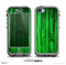 The Bright Green Highlighted Wood Skin for the iPhone 5c nüüd LifeProof Case