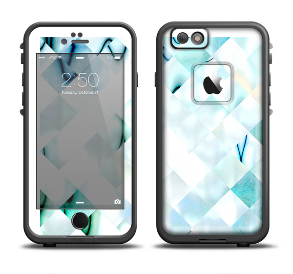 The Bright Highlighted Tile Pattern Apple iPhone 6/6s LifeProof Fre Case Skin Set