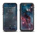 The Bright Pink Nebula Space Apple iPhone 6 LifeProof Fre Case Skin Set
