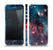 The Bright Pink Nebula Space Skin Set for the Apple iPhone 5
