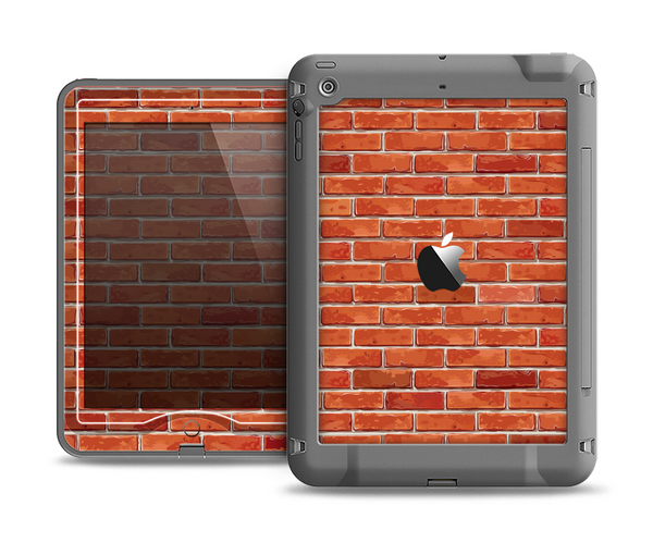 The Bright Red Brick Wall Apple iPad Air LifeProof Nuud Case Skin Set
