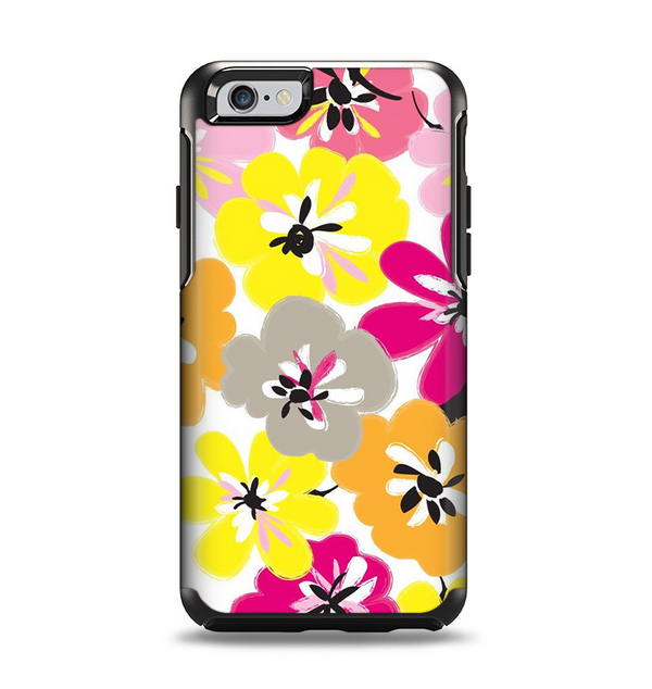 The Bright Summer Brushed Flowers  Apple iPhone 6 Otterbox Symmetry Case Skin Set