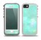 The Bright Teal WaterColor Panel Skin for the iPhone 5-5s OtterBox Preserver WaterProof Case