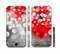 The Bright Unfocused White & Red Love Dots Sectioned Skin Series for the Apple iPhone 6s Plus