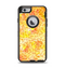 The Bright Yellow and Orange Leopard Print Apple iPhone 6 Otterbox Defender Case Skin Set