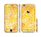 The Bright Yellow and Orange Leopard Print Sectioned Skin Series for the Apple iPhone 6