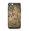 The Brown Aged Floral Pattern Apple iPhone 6 Otterbox Symmetry Case Skin Set