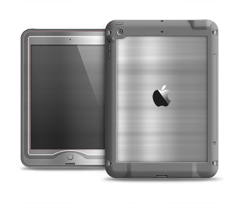 The Brushed Metal Surface Apple iPad Air LifeProof Nuud Case Skin Set