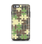 The Camouflage Colored Puzzle Pattern Apple iPhone 6 Plus Otterbox Symmetry Case Skin Set